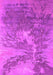 Machine Washable Oriental Pink Industrial Rug, wshurb2064pnk