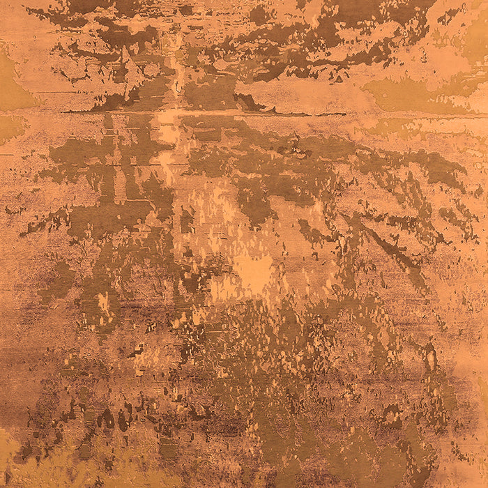 Machine Washable Oriental Orange Industrial Area Rugs, wshurb2064org