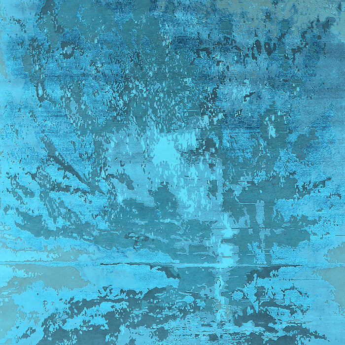 Oriental Light Blue Industrial Rug, urb2064lblu