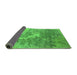 Sideview of Oriental Green Industrial Rug, urb2064grn