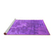 Sideview of Machine Washable Oriental Purple Industrial Area Rugs, wshurb2064pur