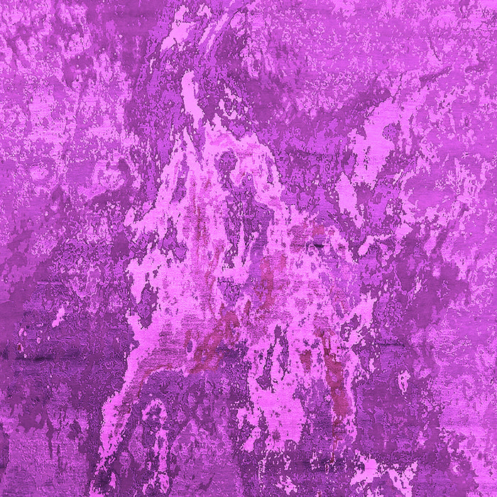 Machine Washable Oriental Pink Industrial Rug, wshurb2065pnk