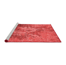 Industrial Red Washable Rugs