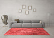 Industrial Red Washable Rugs