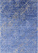 Mid-Century Modern Blue Oriental Rug, urb2066