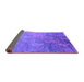 Sideview of Oriental Purple Industrial Rug, urb2066pur