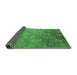 Sideview of Oriental Emerald Green Industrial Rug, urb2066emgrn