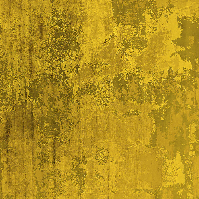 Square Oriental Yellow Industrial Rug, urb2067yw