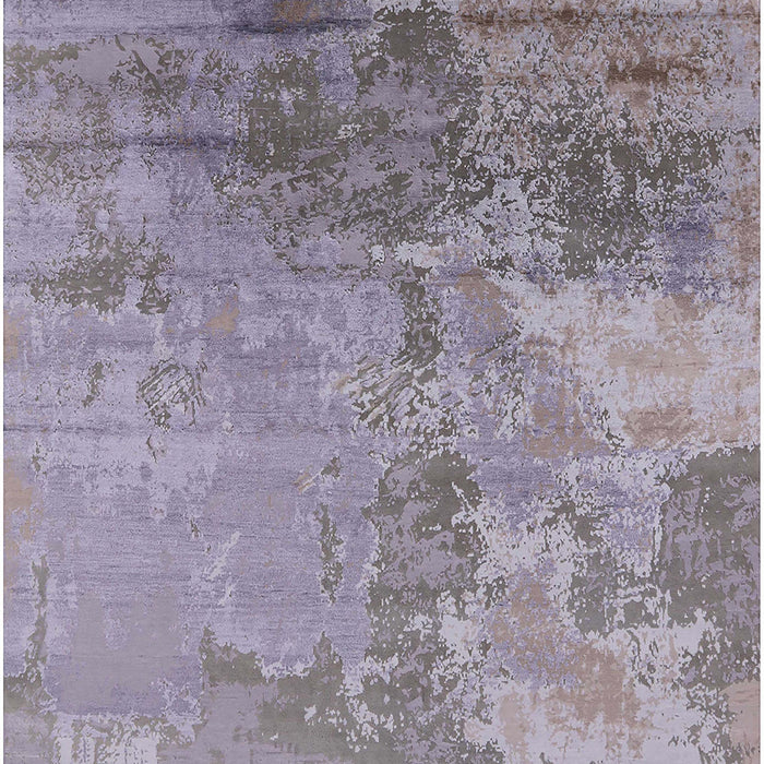 Mid-Century Modern Purple Oriental Rug, urb2067