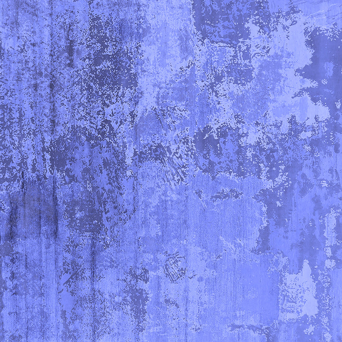 Square Oriental Blue Industrial Rug, urb2067blu