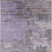 Square Mid-Century Modern Purple Oriental Rug, urb2067