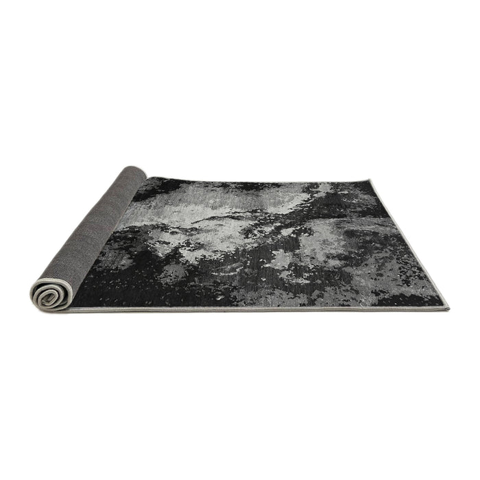 Sideview of Oriental Gray Industrial Rug, urb2068gry