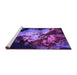 Sideview of Machine Washable Oriental Purple Industrial Area Rugs, wshurb2068pur