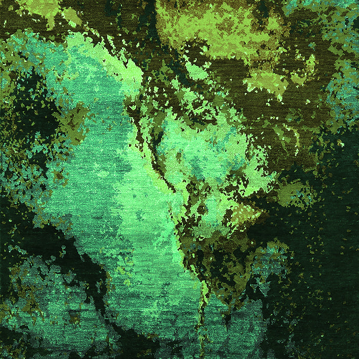 Oriental Green Industrial Rug, urb2068grn