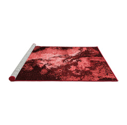 Industrial Red Washable Rugs