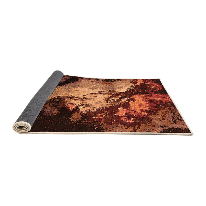 Sideview of Oriental Orange Industrial Rug, urb2068org