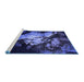 Sideview of Machine Washable Oriental Blue Industrial Rug, wshurb2068blu