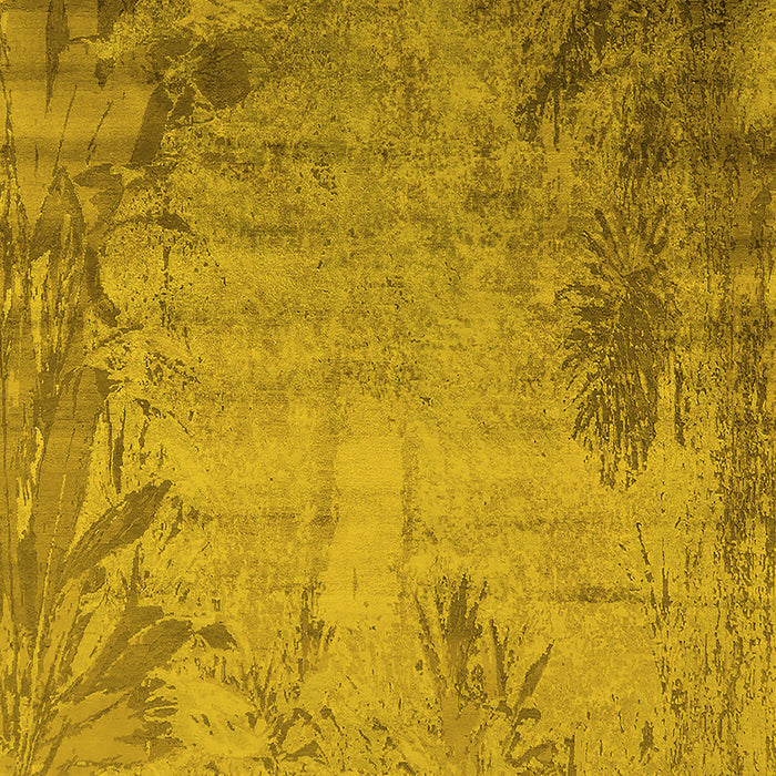 Oriental Yellow Industrial Rug, urb2069yw