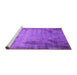 Sideview of Machine Washable Oriental Purple Industrial Area Rugs, wshurb2069pur