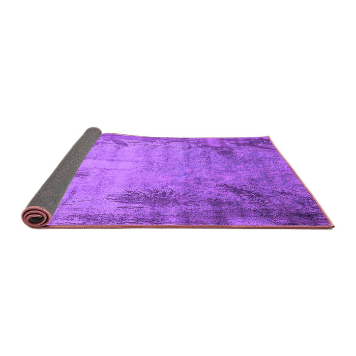 Sideview of Oriental Purple Industrial Rug, urb2069pur