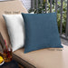 Front View of Mid-Century Modern Urban Square Blueberry Blue Throw Pillow, 18 inch by 18 inch, pwurb206