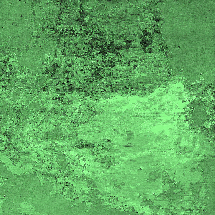 Machine Washable Oriental Emerald Green Industrial Area Rugs, wshurb2070emgrn