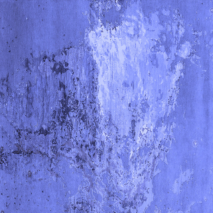 Square Oriental Blue Industrial Rug, urb2070blu