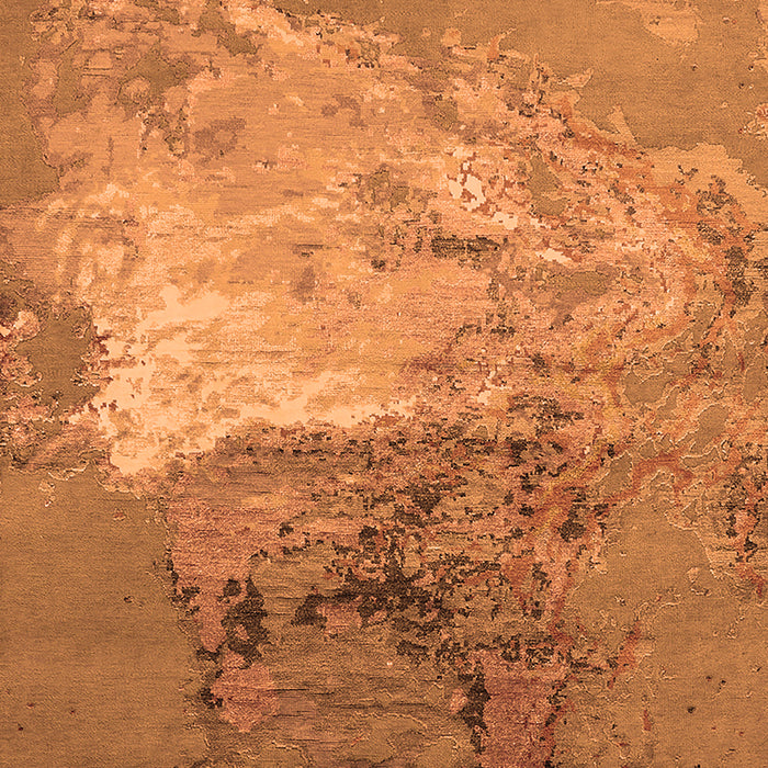 Machine Washable Oriental Orange Industrial Area Rugs, wshurb2070org