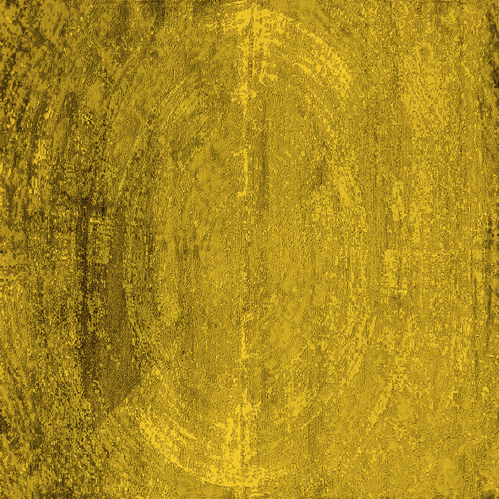 Square Oriental Yellow Industrial Rug, urb2071yw