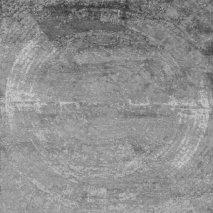 Machine Washable Oriental Gray Industrial Rug, wshurb2071gry