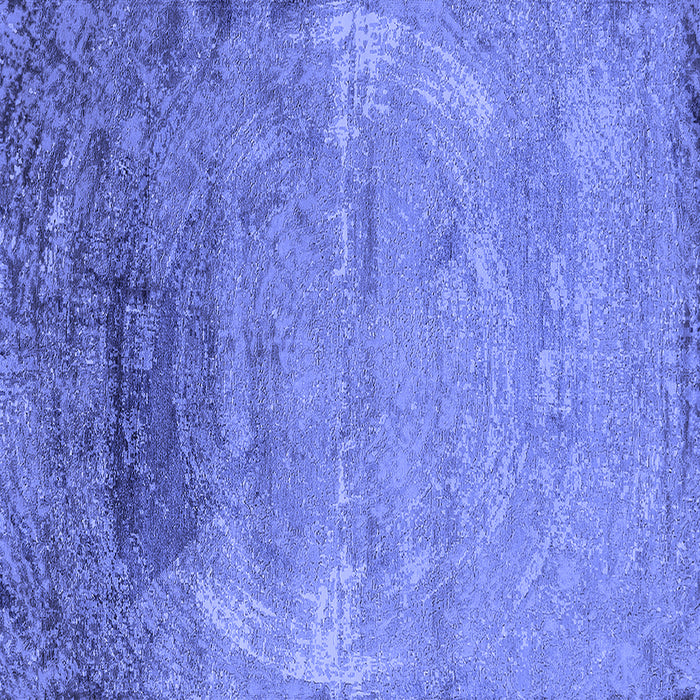 Square Oriental Blue Industrial Rug, urb2071blu