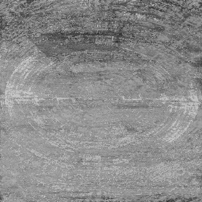Square Oriental Gray Industrial Rug, urb2071gry