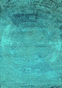 Oriental Turquoise Industrial Rug, urb2071turq