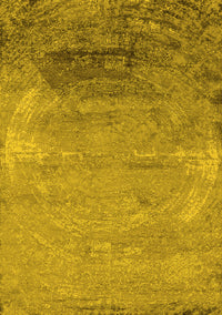 Oriental Yellow Industrial Rug, urb2071yw