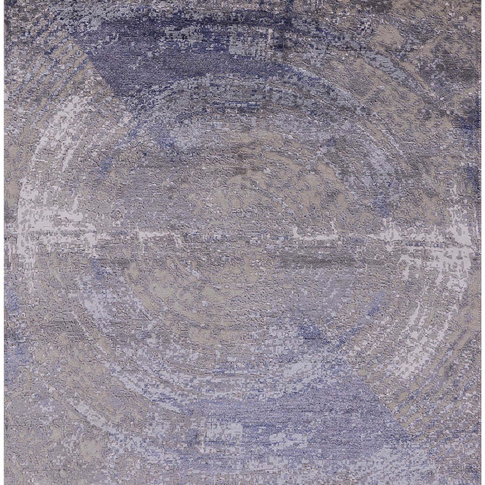 Mid-Century Modern Purple Oriental Rug, urb2071