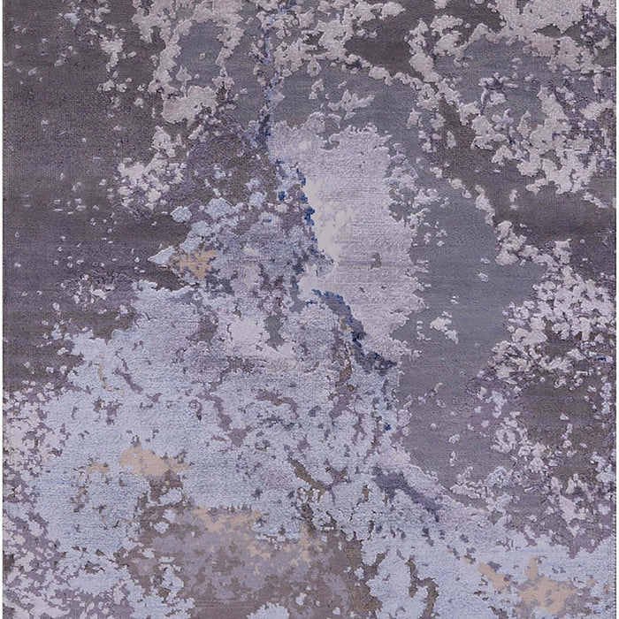 Mid-Century Modern Purple Oriental Rug, urb2072
