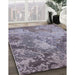 Machine Washable Industrial Modern Viola Purple Rug in a Family Room, wshurb2072