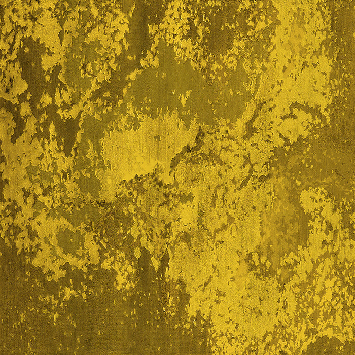 Square Oriental Yellow Industrial Rug, urb2072yw