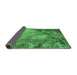 Sideview of Oriental Emerald Green Industrial Rug, urb2072emgrn