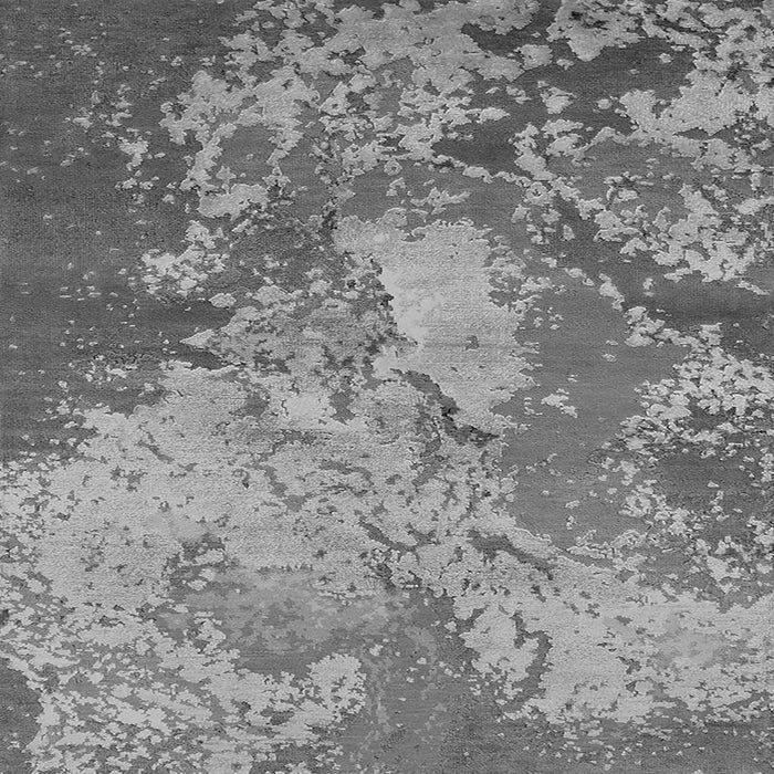 Square Machine Washable Oriental Gray Industrial Rug, wshurb2072gry