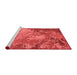 Industrial Red Washable Rugs