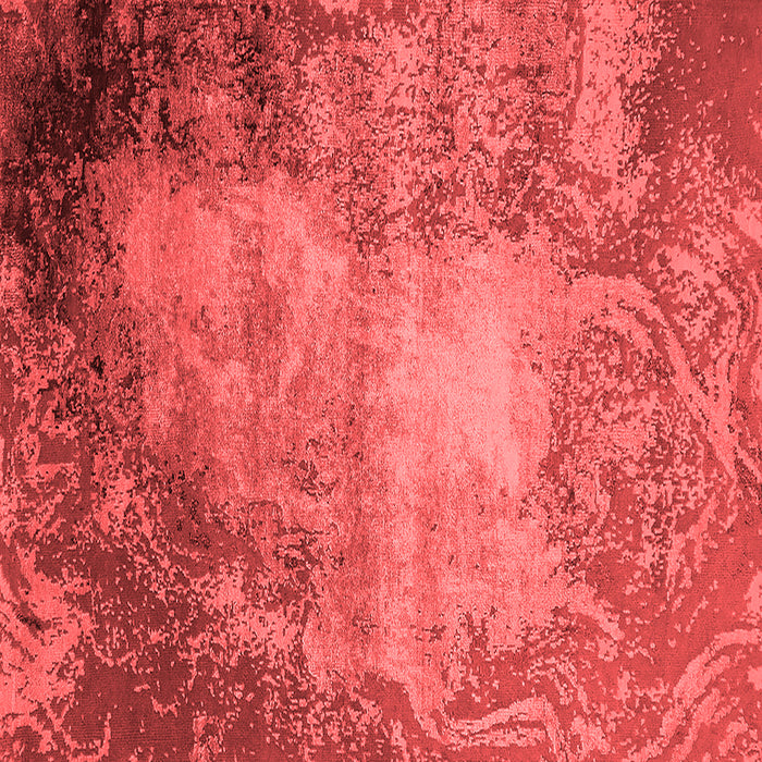 Machine Washable Oriental Red Industrial Rug, wshurb2073red