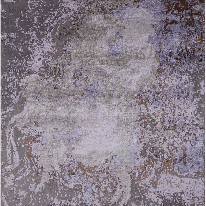 Mid-Century Modern Purple Oriental Rug, urb2073