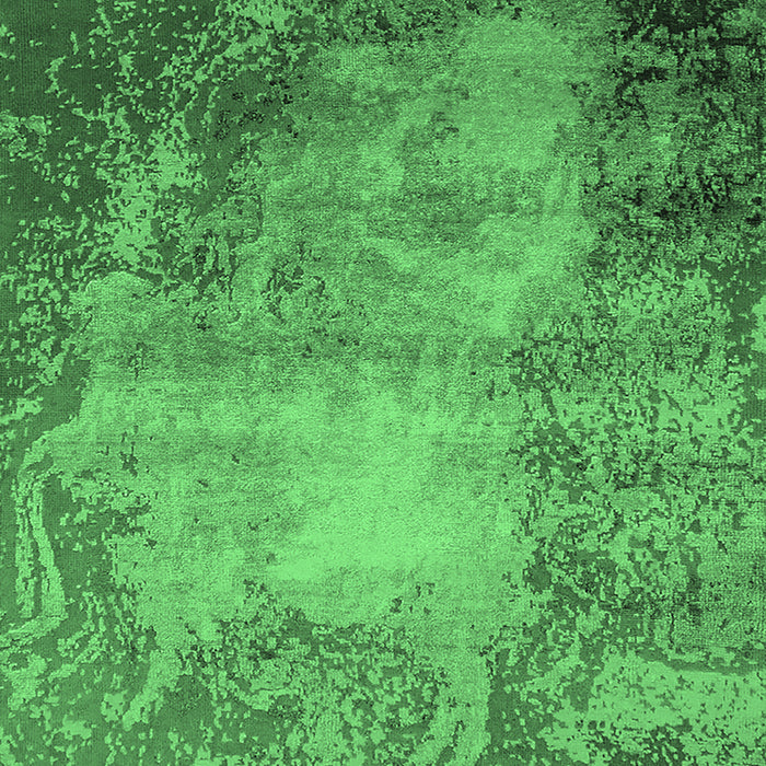 Oriental Emerald Green Industrial Rug, urb2073emgrn