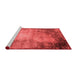 Industrial Red Washable Rugs