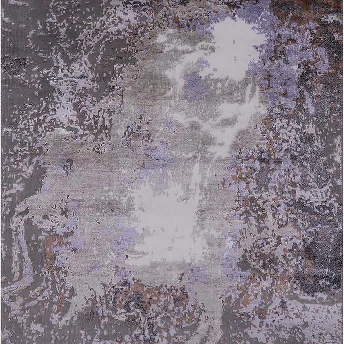 Mid-Century Modern Gray Oriental Rug, urb2074