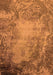 Machine Washable Oriental Orange Industrial Area Rugs, wshurb2075org