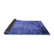 Sideview of Oriental Blue Industrial Rug, urb2075blu