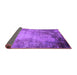 Sideview of Oriental Purple Industrial Rug, urb2075pur