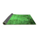 Sideview of Oriental Green Industrial Rug, urb2075grn